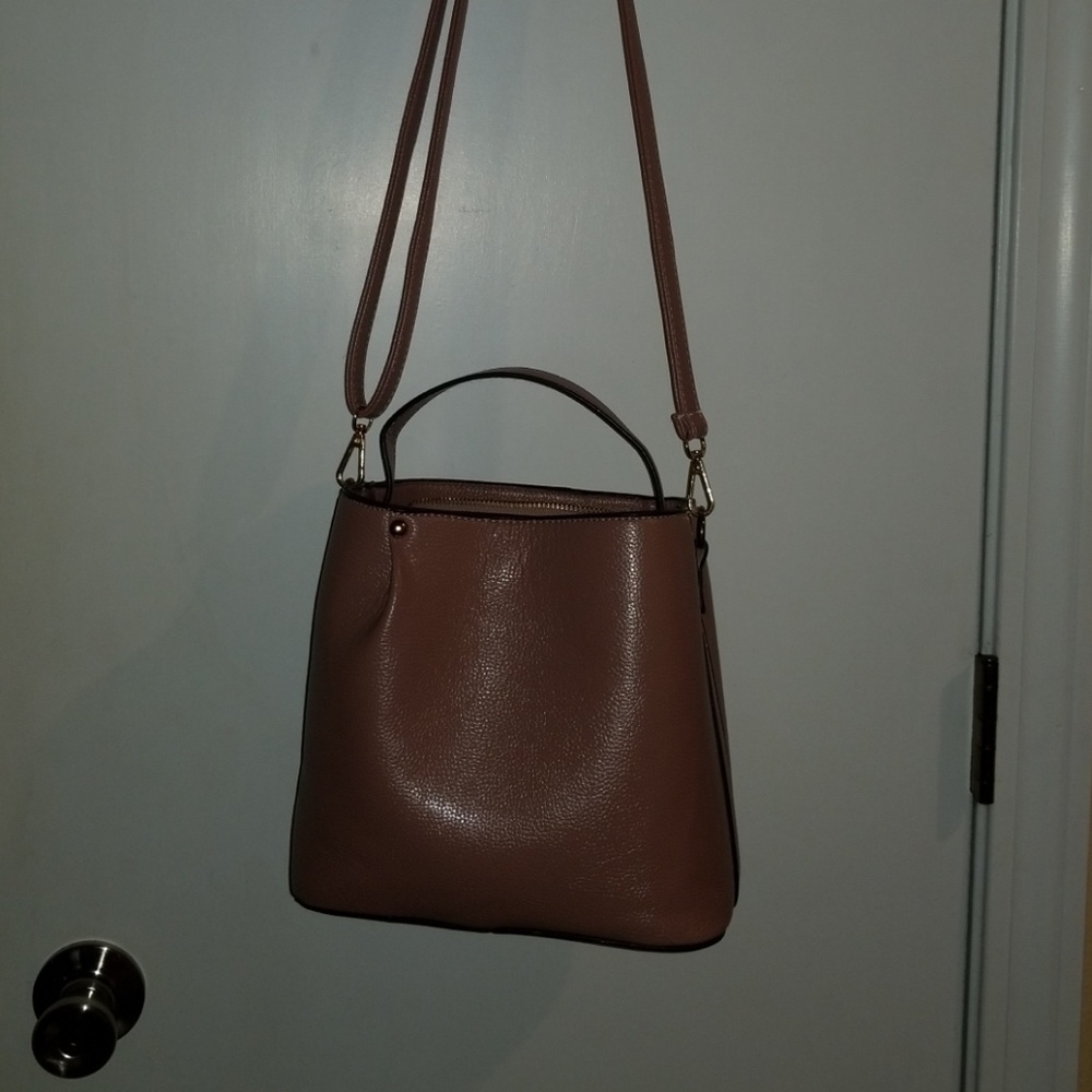 Dusty pink bag